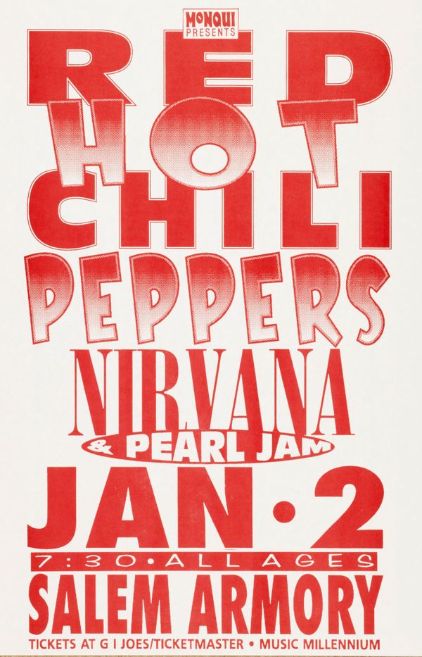 MXP-38.3 Red Hot Chili Peppers 1992 Salem Armory
