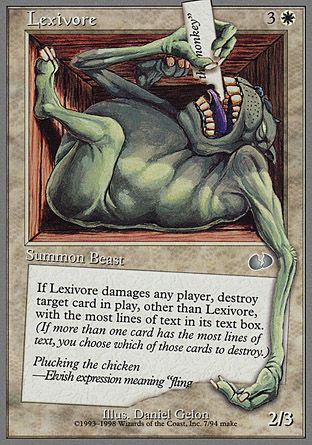 Lexivore (Unglued) Trading Card