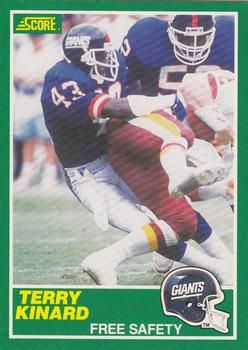 Terry Kinard 1989 Score #237 Sports Card