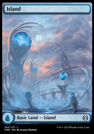 Island (Phyrexia: All Will Be One) Trading Card