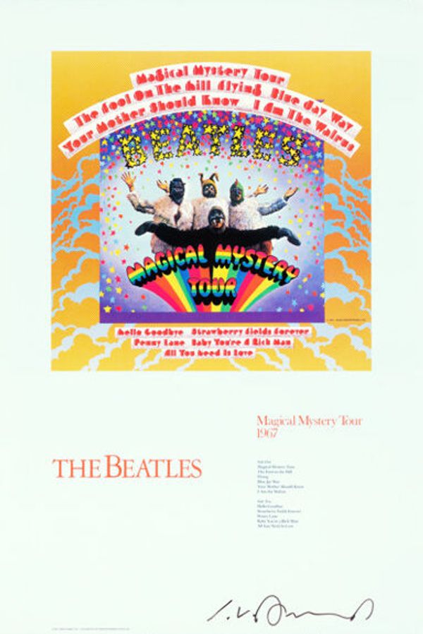 The Beatles Magical Mystery Tour 20th Anniversary Print 1987