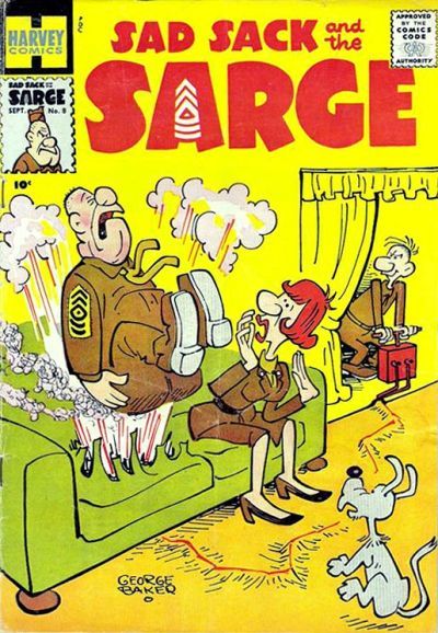 Sad Sack And The Sarge #8 Comic