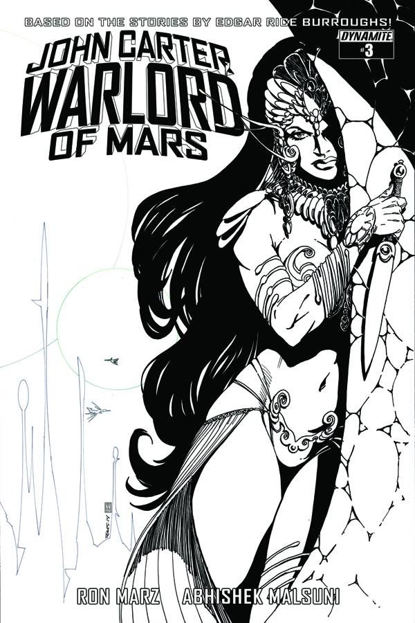 John Carter, Warlord of Mars #3 (10 Copy Sears B&amp;w Cover)