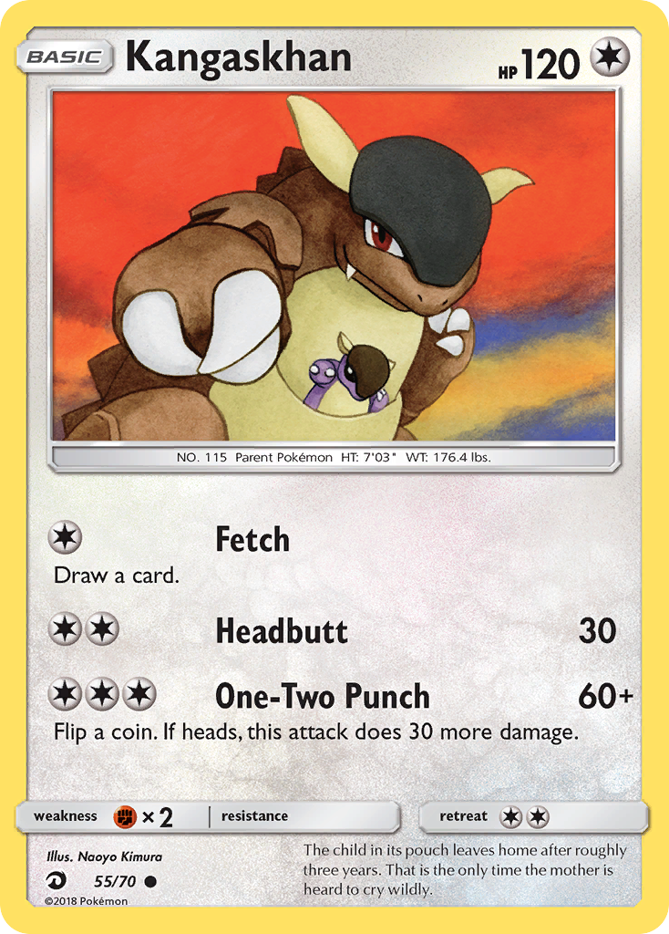 Kangaskhan (55/70) - Dragon Majesty Pokémon Card