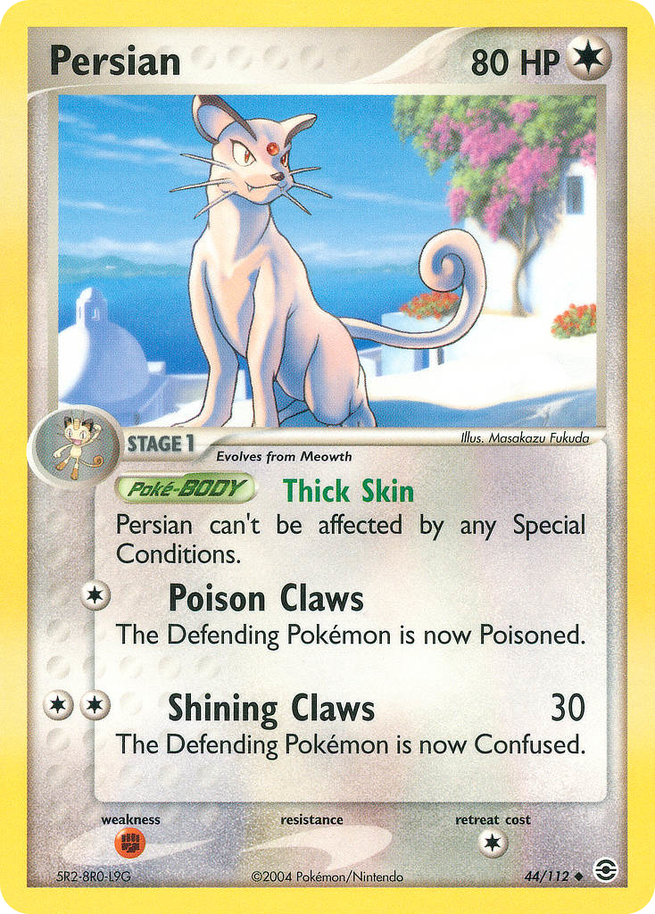 Persian (44/112) - FireRed & LeafGreen Pokémon Card