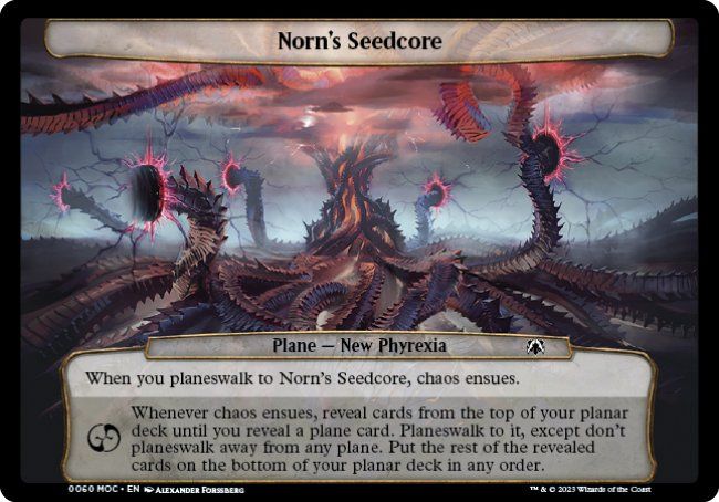 Norn's Seedcore (March of the Machine Commander Decks) Trading Card