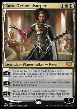 Kaya, Orzhov Usurper (Ravnica Allegiance) Trading Card