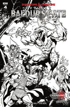 Dungeons & Dragons Evil At Baldurs Gate #4 (10 Copy Cover Bachs)