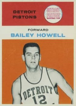 Bailey Howell 1961 Fleer #20 Sports Card