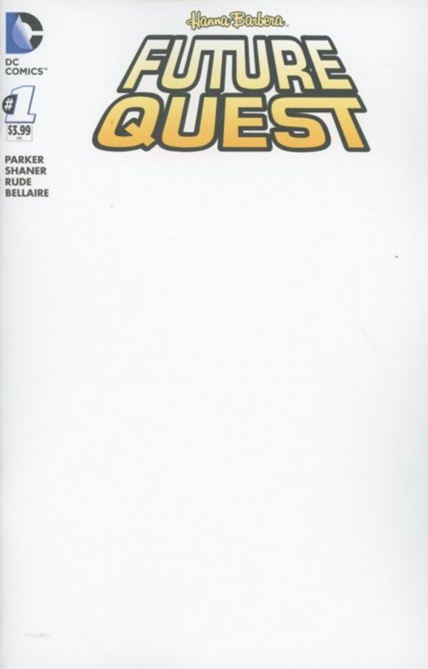 Future Quest #1 (Blank Variant Cover)
