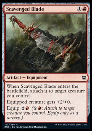 Scavenged Blade (Zendikar Rising) Trading Card