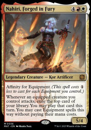 Nahiri, Forged in Fury (March of the Machine: The Aftermath) Trading Card