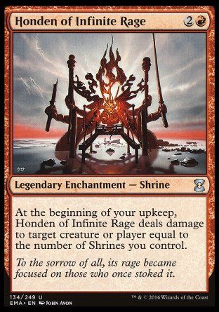 Honden of Infinite Rage (Eternal Masters) Trading Card