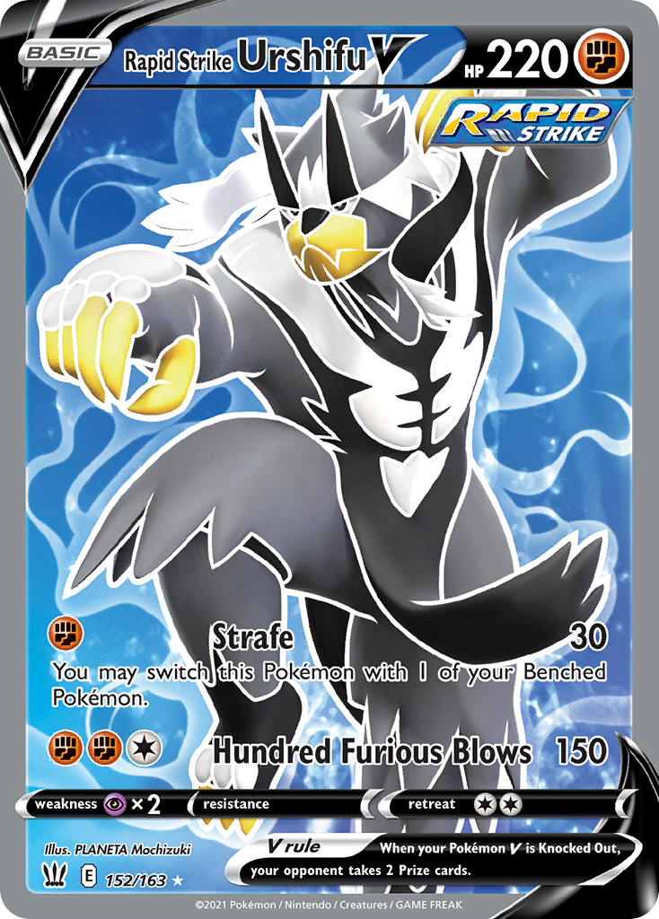 Rapid Strike Urshifu V (152/163) - Battle Styles Pokémon Card