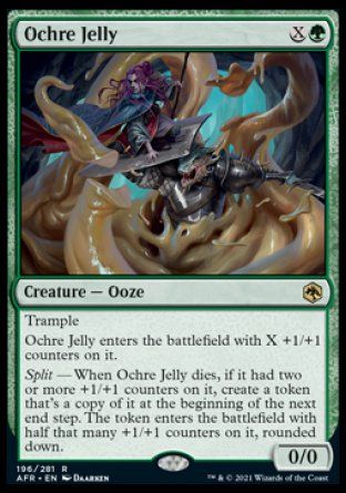 Ochre Jelly (Dungeons & Dragons: Adventures in the Forgotten Realms) Trading Card