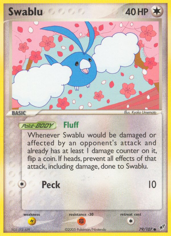 Swablu (79/107) - Deoxys Pokémon Card