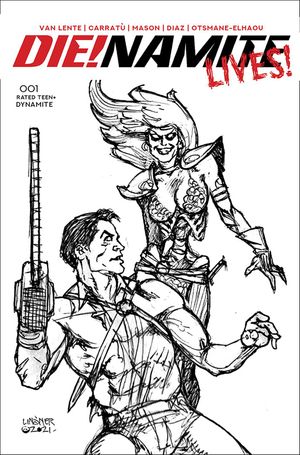 DIE!NAMITE Lives! #1 (20 Copy Linsner Pencil Art Cover)