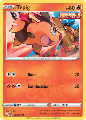 Tepig (23/163) - Battle Styles