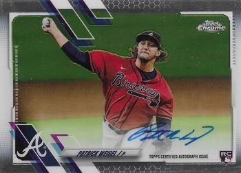 Patrick Weigel 2021 Topps Chrome - Rookie Autographs Baseball #RA-PW Sports Card