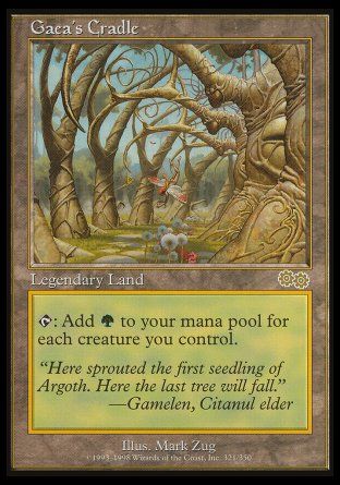 Gaea's Cradle (Urza's Saga) Trading Card