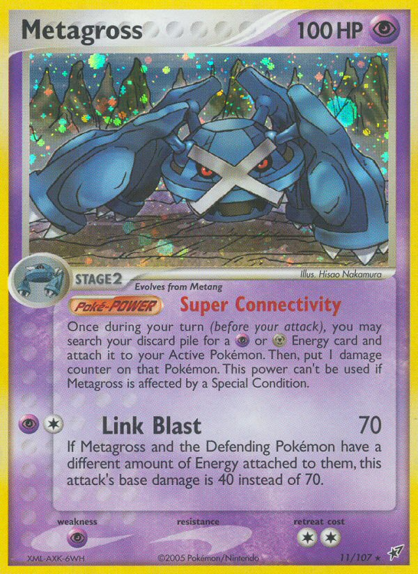 Metagross (11/107) - Deoxys Pokémon Card