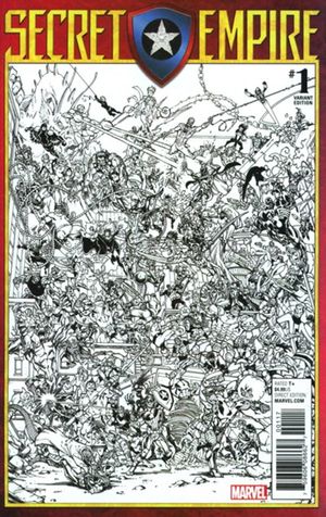 Secret Empire #1 (Nauck Party Sketch Variant)