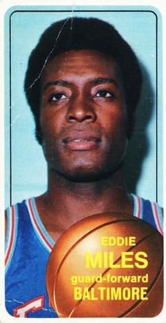 Eddie Miles 1970 Topps #159 Sports Card