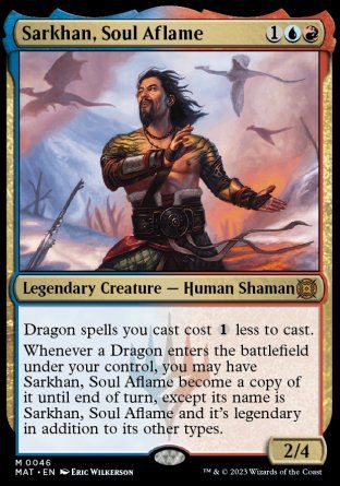 Sarkhan, Soul Aflame (March of the Machine: The Aftermath) Trading Card