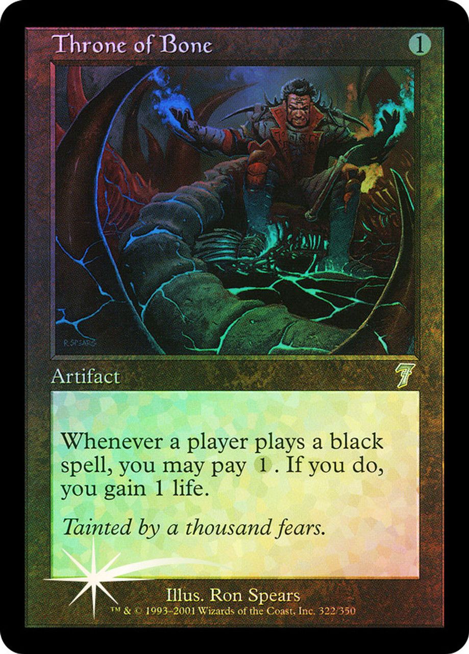 Throne of Bone (7th Edition - Foil) Trading Card