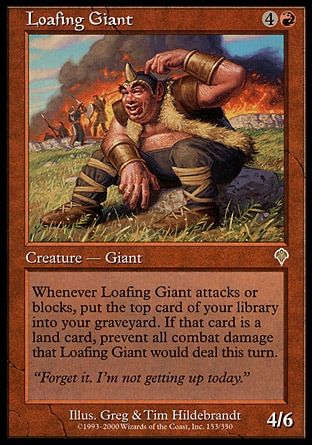 Loafing Giant (Invasion) Trading Card