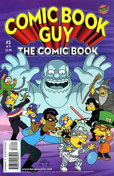 Bongo Comics Presents Comic Book Guy: The Comic Book #3 Comic