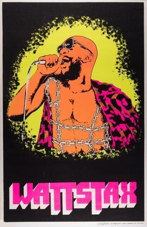 Wattstax Blacklight Poster 1973