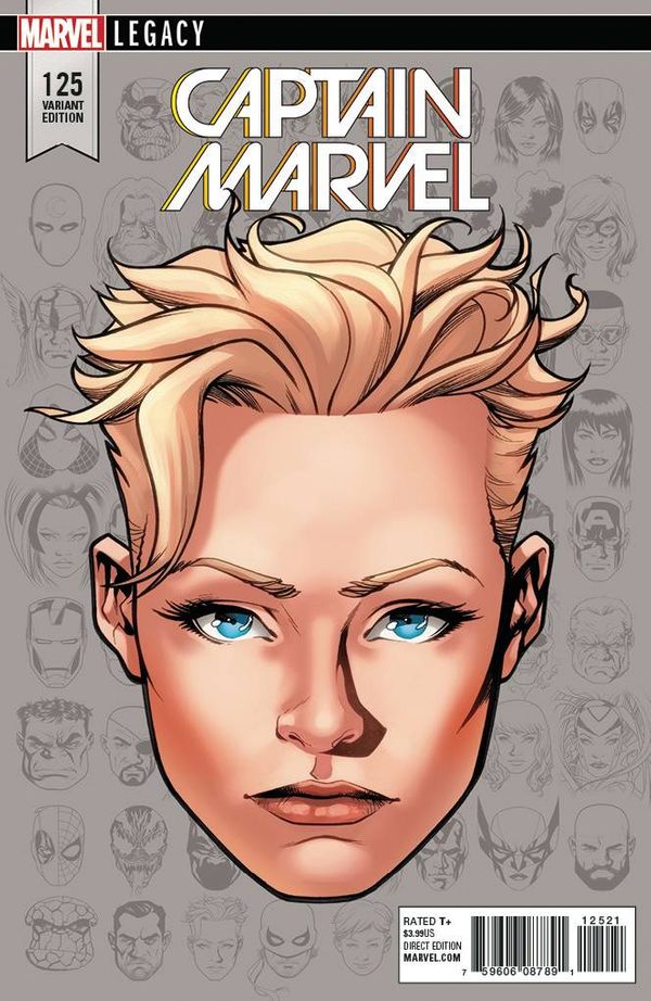 Captain Marvel #125 (Mckone Legacy Headshot Variant Leg)