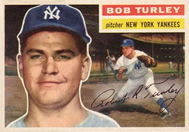 Bob Turley 1956 Topps #40 Sports Card