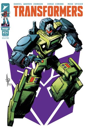 Transformers #24 (2nd Ptg Cvr A Jason Howard Decepticon)