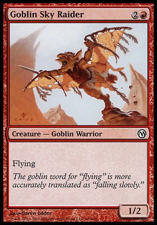 Goblin Sky Raider (Duels of the Planeswalkers) Trading Card