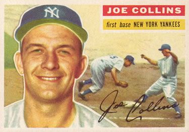 Joe Collins 1956 Topps #21 Sports Card