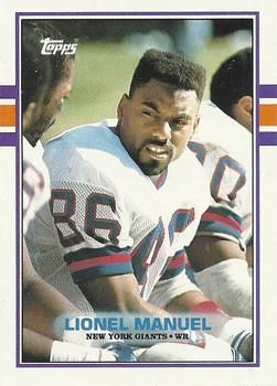Lionel Manuel 1989 Topps #177 Sports Card