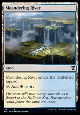 Meandering River (Kaldheim Commander Decks) Trading Card