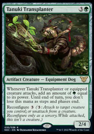 Tanuki Transplanter (Kamigawa Neon Dynasty Commander Decks) Trading Card