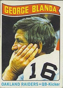 George Blanda 1975 Topps #8 Sports Card