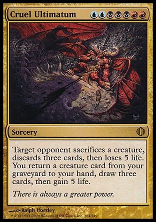 Cruel Ultimatum (Shards of Alara) Trading Card