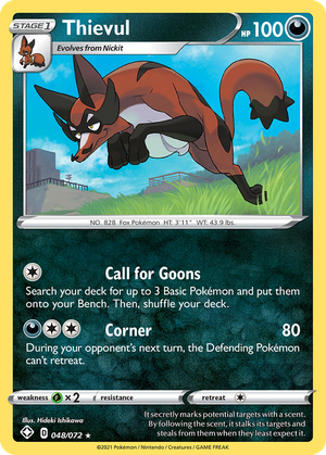 Thievul (48/72) - Shining Fates (Reverse Holo)