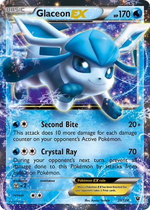 Glaceon EX (20/124) - Fates Collide