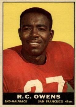 R.C. Owens 1961 Topps #61 Sports Card