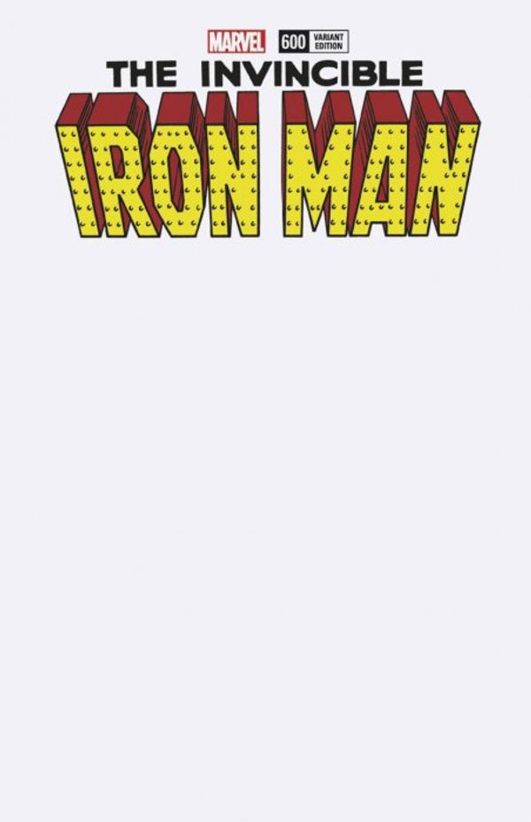 Invincible Iron Man #600 (Blank Variant Leg)
