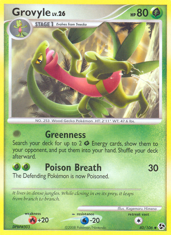 Grovyle (40/106) - Great Encounters Pokémon Card