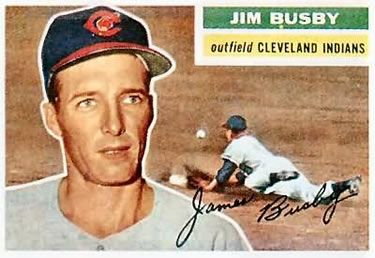 Jim Busby 1956 Topps #330 Sports Card