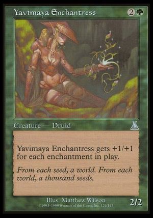 Yavimaya Enchantress (Urza's Destiny)