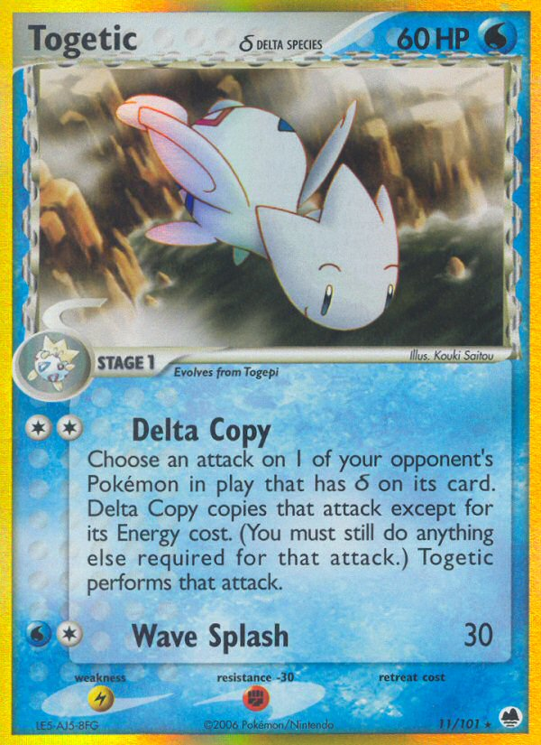 Togetic δ (11/101) - Dragon Frontiers Pokémon Card